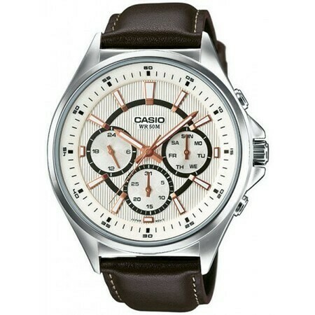 Мужские часы Casio серебряные с черным браслетом | OBBO.tj Маркетплейс
