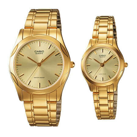 Парные часы Casio золотые | OBBO.tj Маркетплейс