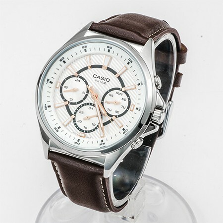 Мужские часы Casio серебряные с черным браслетом | OBBO.tj Маркетплейс